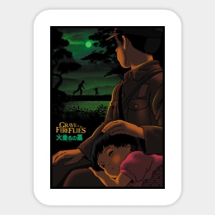 Grave of the fireflies Sticker